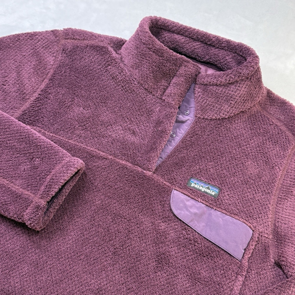 Patagonia Women's R2 Fleece Pullover XL Burgundy Polartec Thermal Pro Jacket